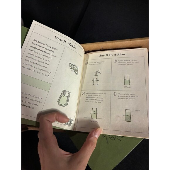 Tevaplanter Self Watering Terracotta Planter Vase New - Picture 3 of 5